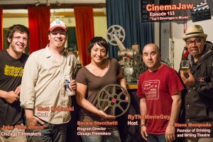 CinemaJaw with Chicago Filmmakers and Drinking & Writing Theater